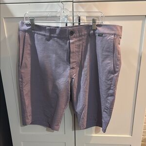 Travis Mathew Purple Flat Front Golf Shorts size 36